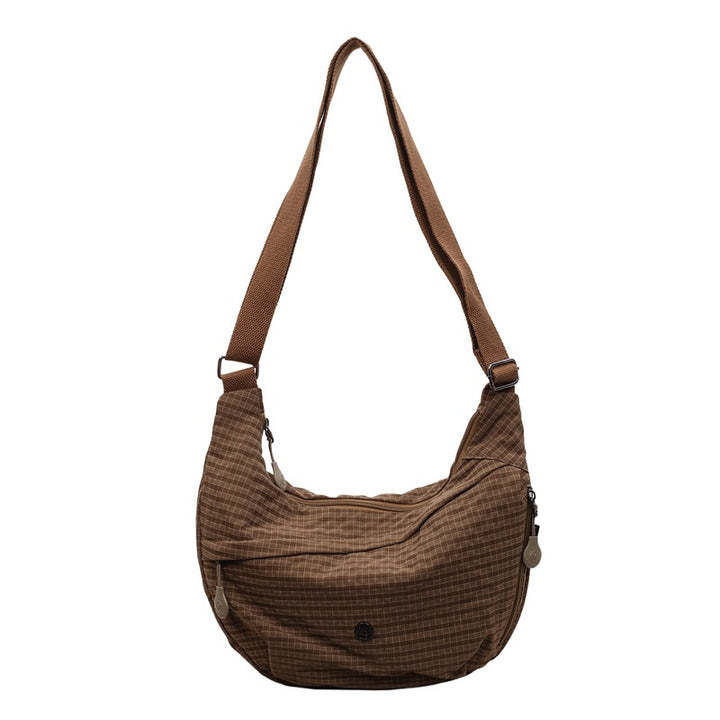 Casual Checkered Sling Bag Bowlift