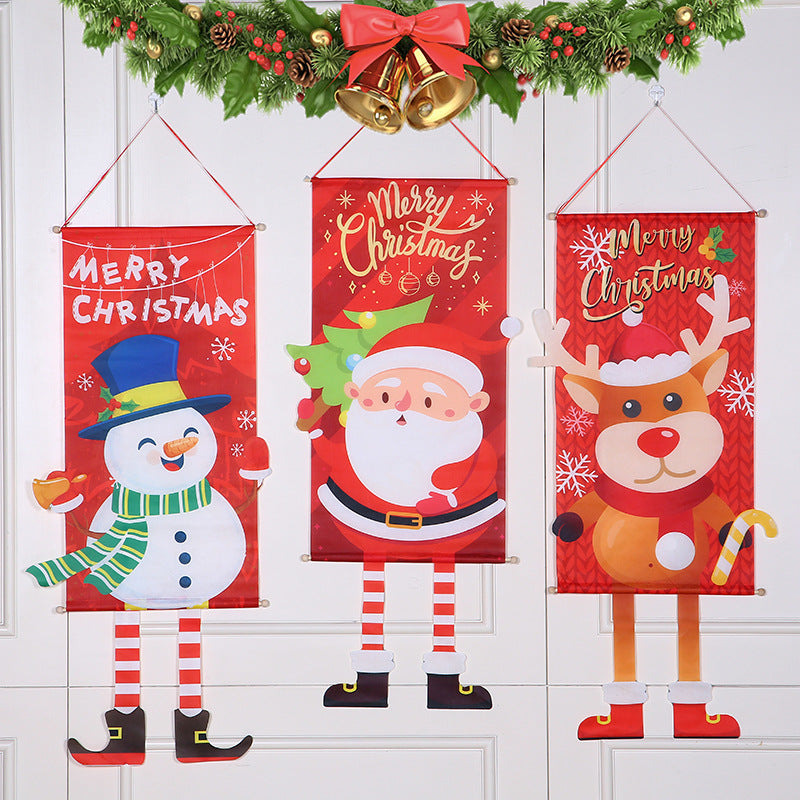 Decorative Christmas Wall Banner Bowlift