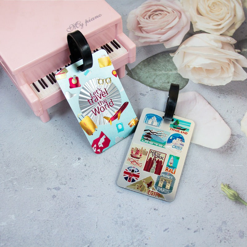 Artistic Travel Luggage Tag Bowlift