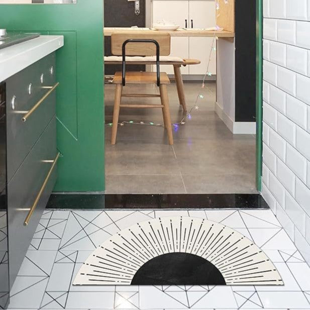 Artistic Geometric Kitchen Rug Bowlift