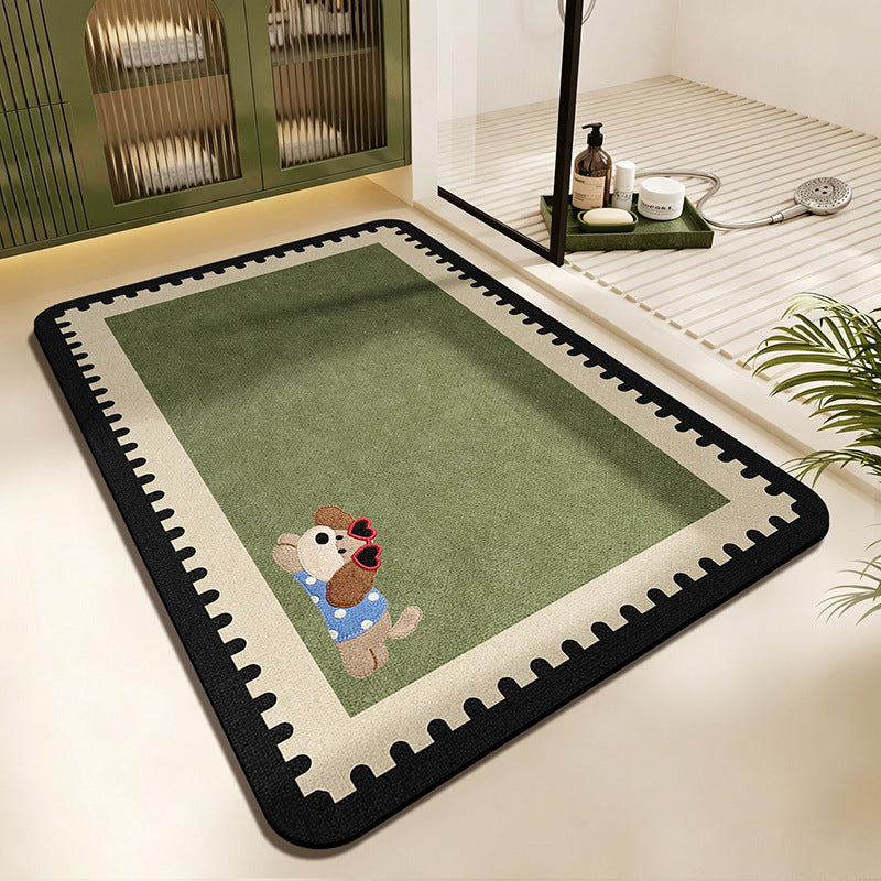 Scalloped Edge Area Rug