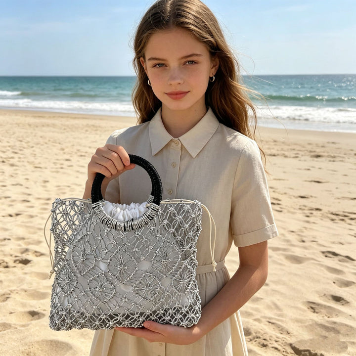 Stylish net handbag Bowlift