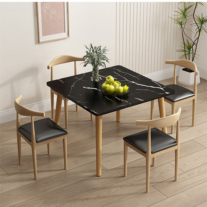 Square Modern Dining Set Bowlift