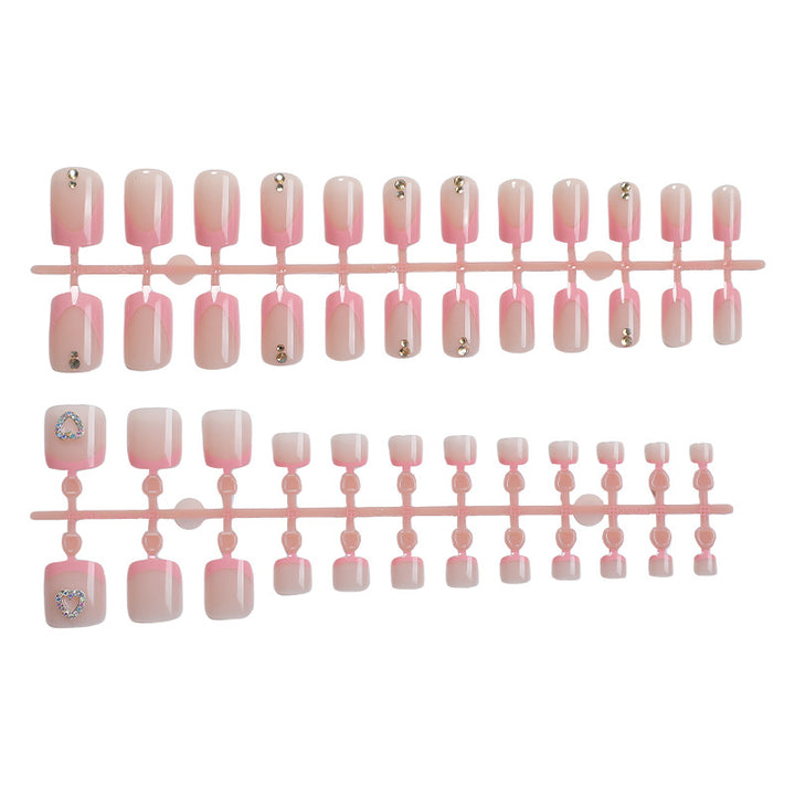 Premium Decorative Press-On Nail Kit with Unique Embellishments Bowlift