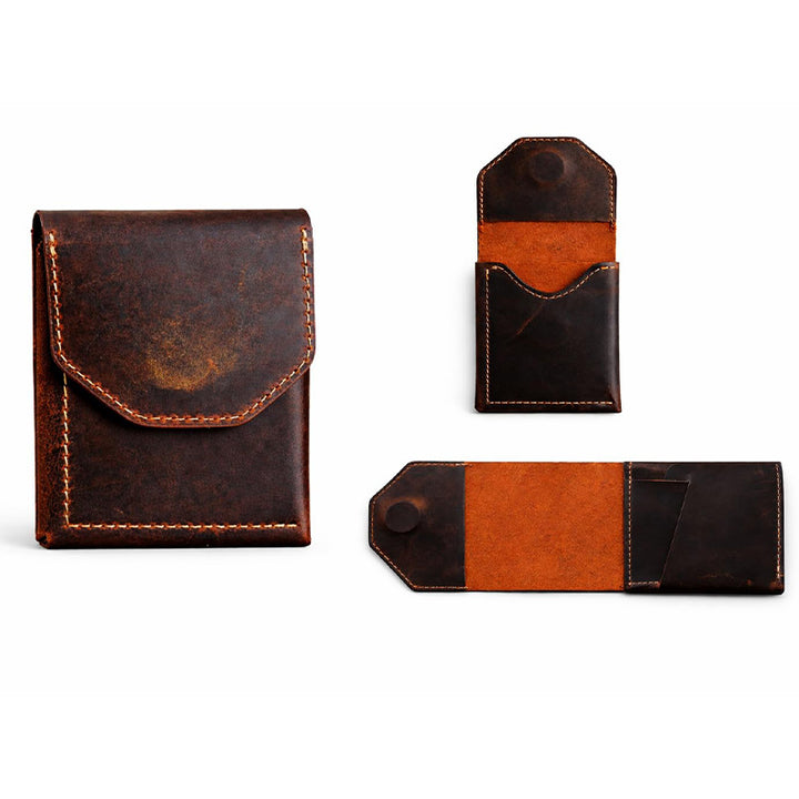 Sleek Leather RFID-Blocking Wallet Bowlift