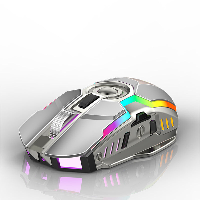 RGB Wireless Gaming Mouse with Customizable LED Lighting Bowlift
