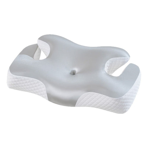Contoured Neck Massage Pillow with Breathable Design Bowlift