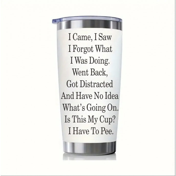 Double-Wall Vacuum Insulated Stainless Steel Travel Tumbler With Spill-Resistant Lid And Printed Cow Sunflower Design