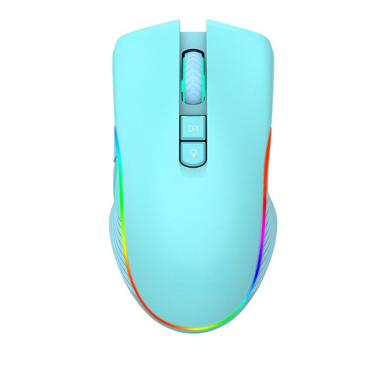 RGB Ergonomic Gaming Mouse Bowlift