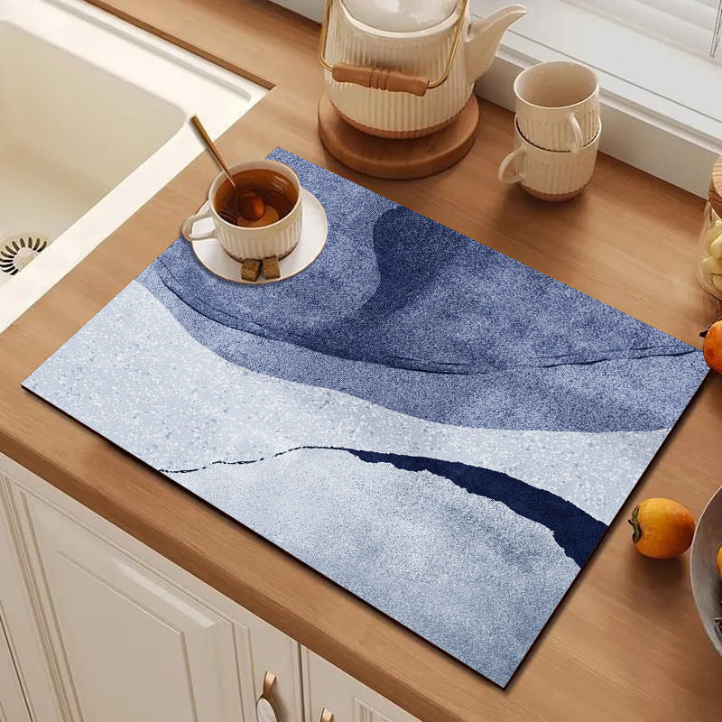 Abstract Geometric Kitchen Mat Bowlift