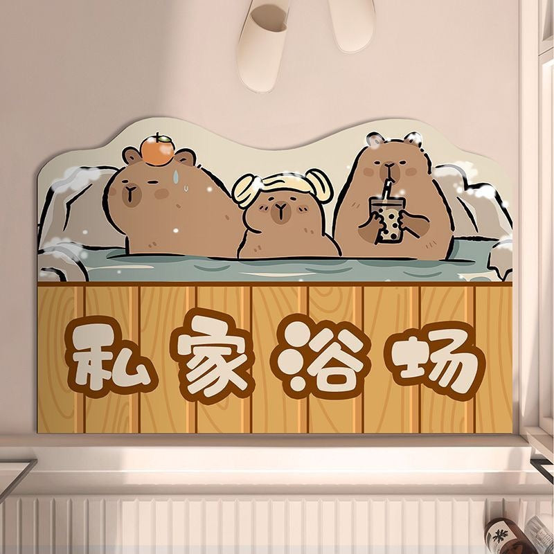 Cartoon-Themed Indoor Bath Mat
