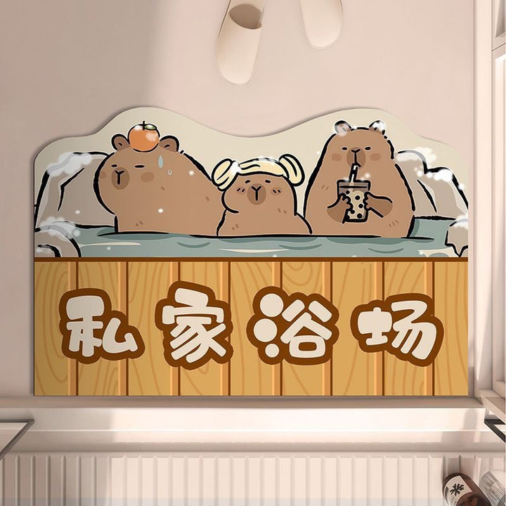 Cartoon-Themed Indoor Bath Mat