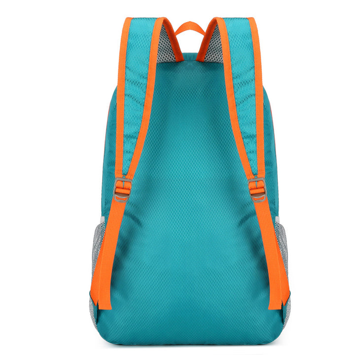 Unisex nan ultra-light foldable day backpack with organizer compartments, water-repellent material, and mesh side pockets Bowlift
