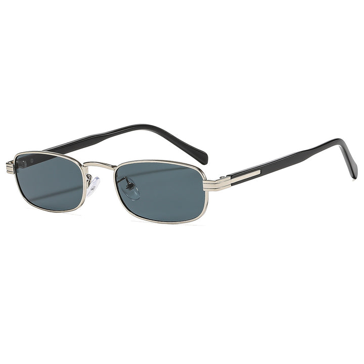 Ladies fashionable sunglasses with stylish metal frame and orange lenses Bowlift