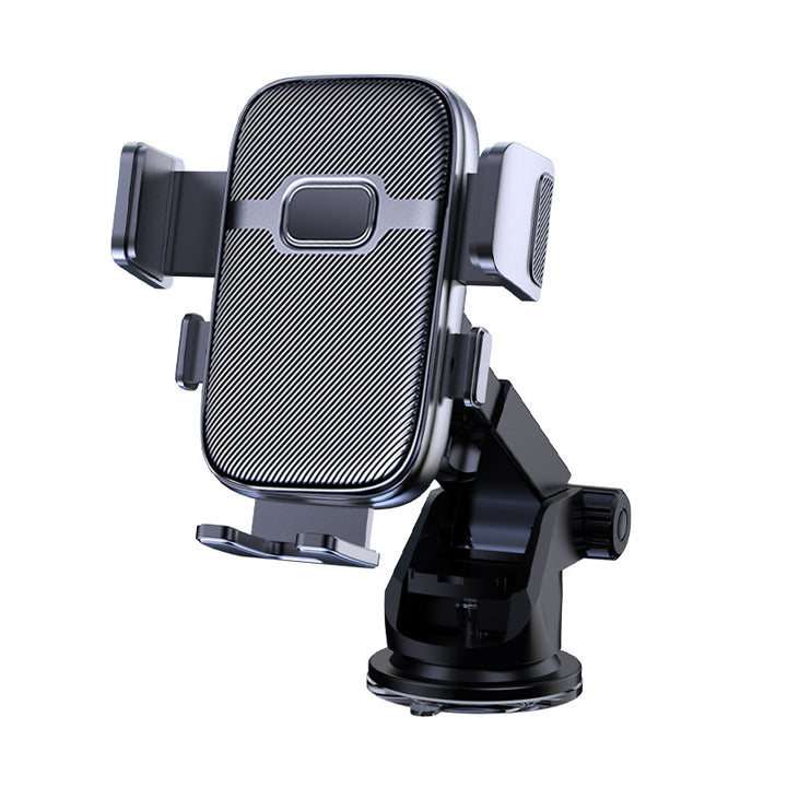 Gravity air vent phone mount with automatic clamp and Qi-compatible wireless charging pad Bowlift