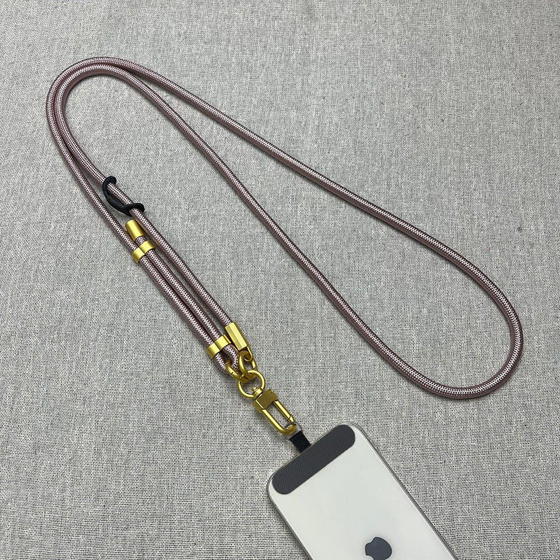 Adjustable Phone Lanyard with Metal Clips Bowlift