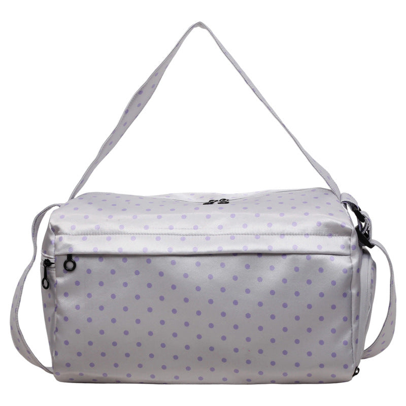 Stylish Polka Dot Travel Duffle Bag Bowlift