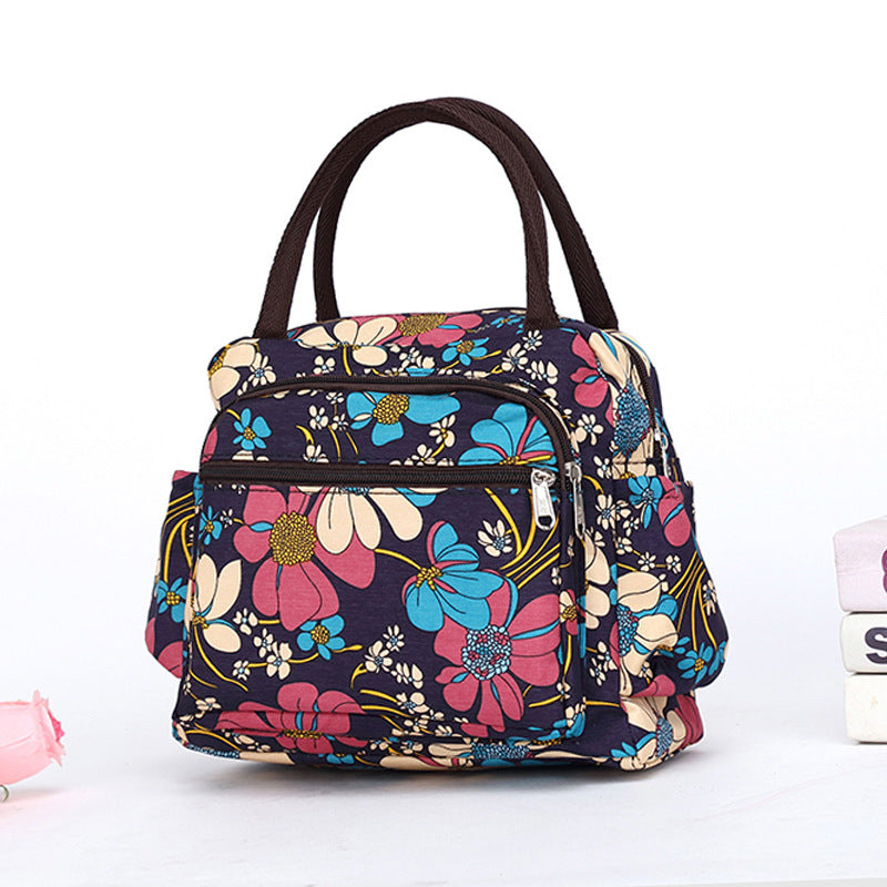 Cat Pattern Insulated Lunch Tote Bowlift