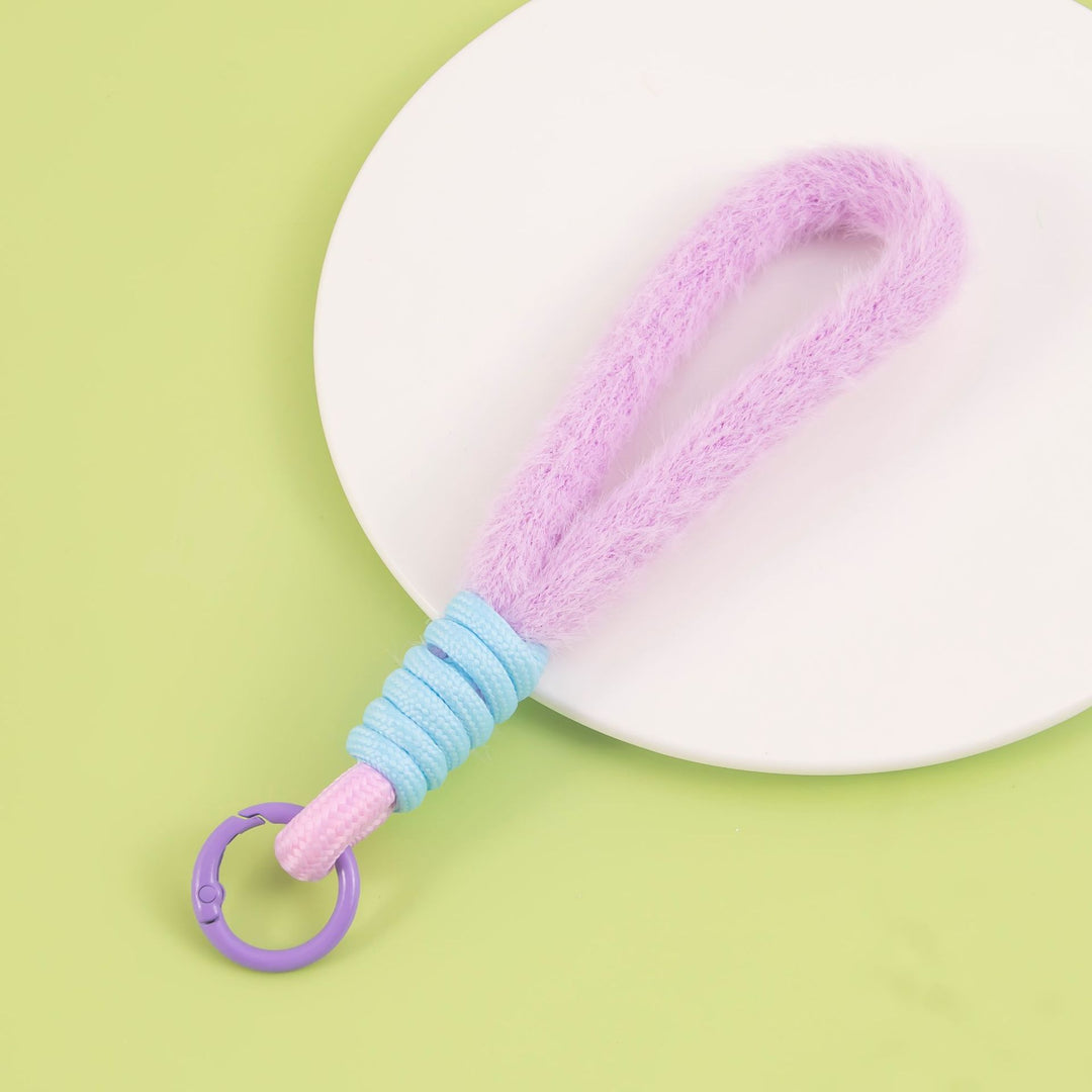 Soft Fuzzy Textured Keychain Bowlift