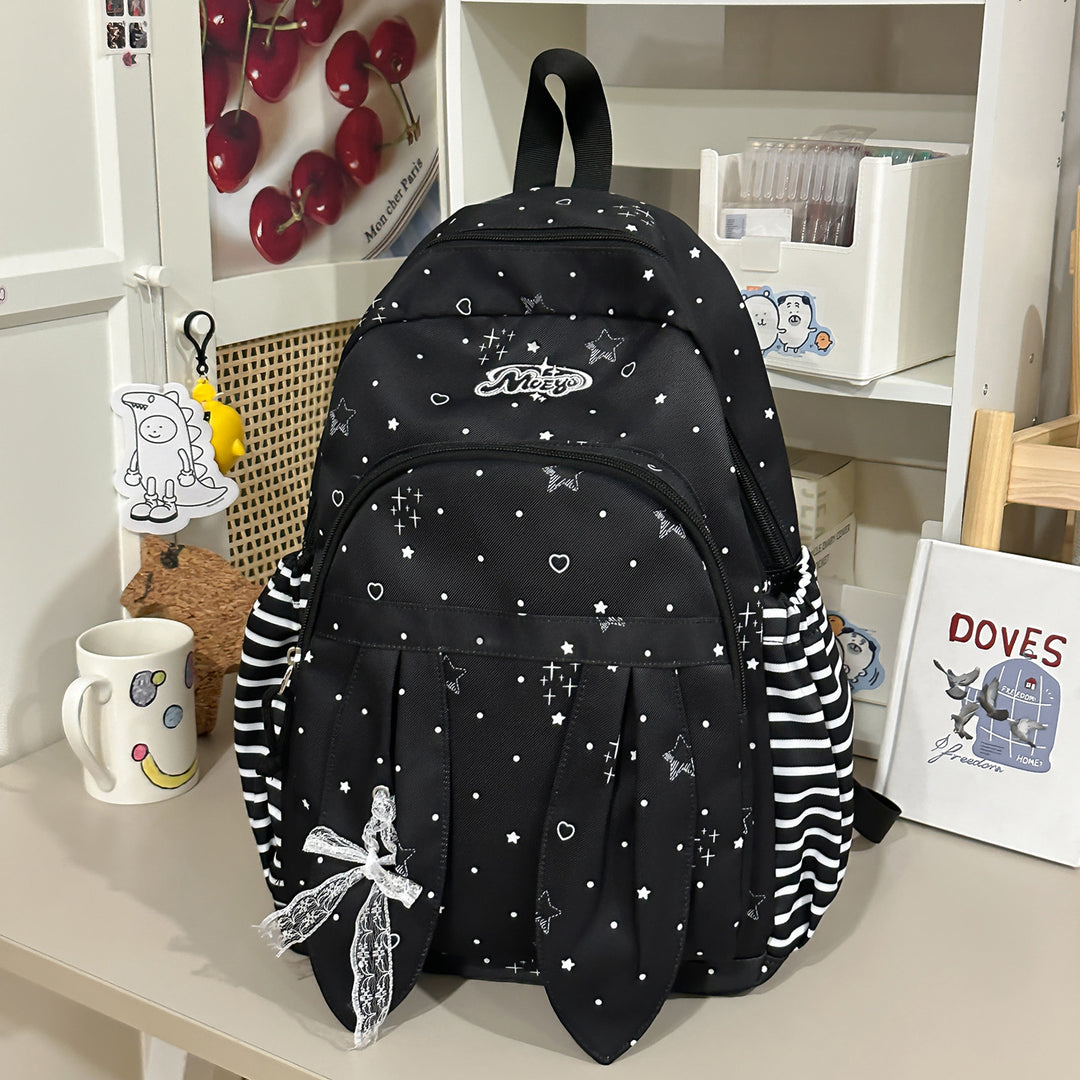 Charming Bunny-Ear Design Backpack Bowlift