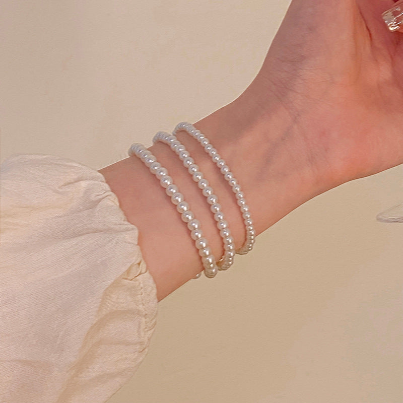 Elegant Pearl Bracelet Bowlift