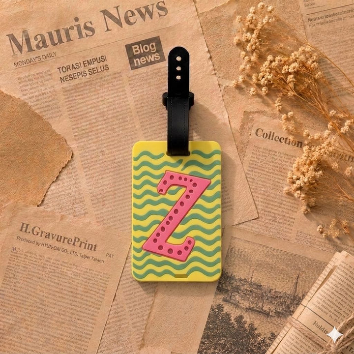 Personalized Alphabet Luggage Tag Bowlift