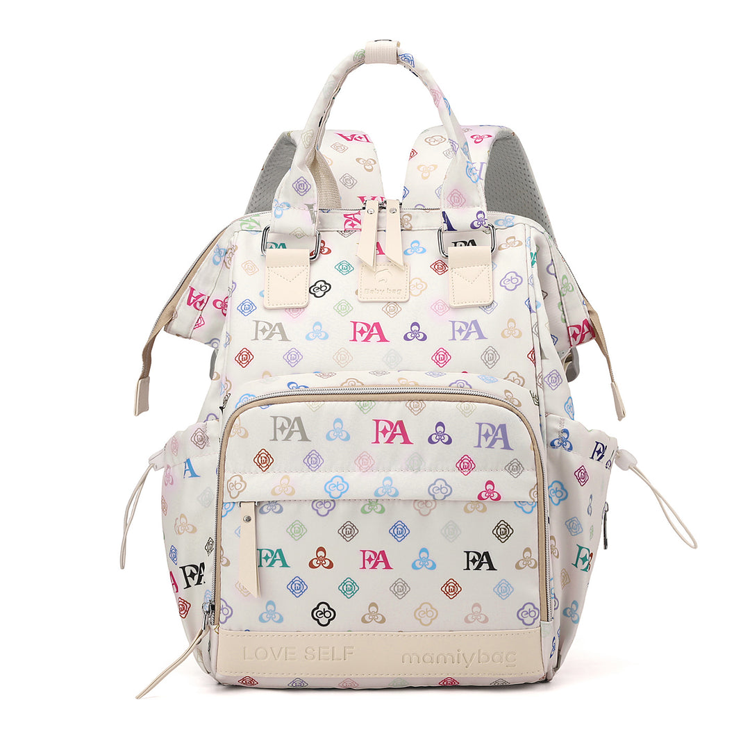 Versatile Floral Backpack Bowlift