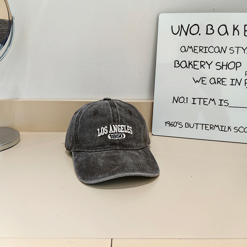 Men's Vintage-Style Cotton Cap Bowlift