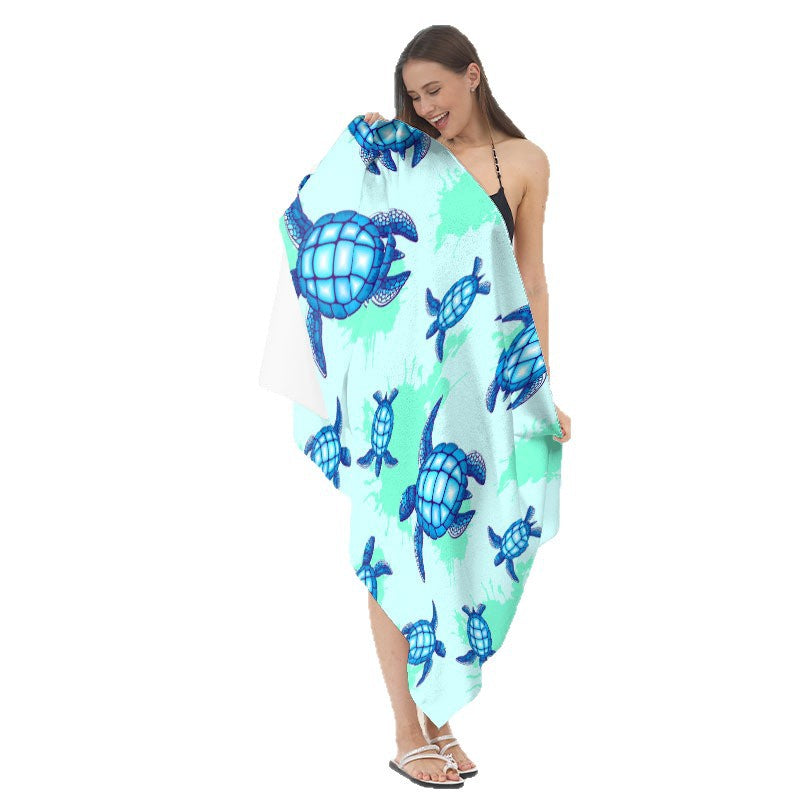 Beach towel with maritime star motif Bowlift