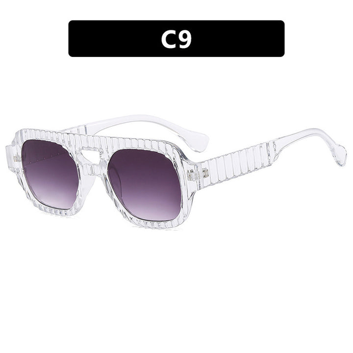 Women's geometric sunglasses with sophisticated structural design Bowlift