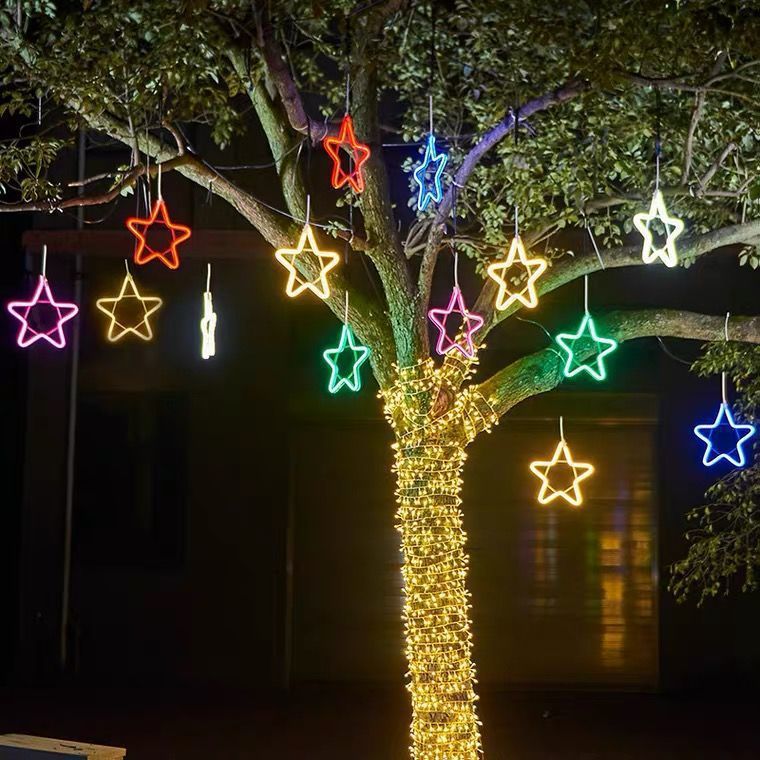 Decorative LED Moon String Lights Bowlift