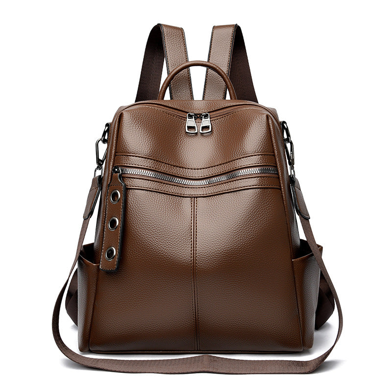 Multifunctional Vintage-Inspired Backpack Bowlift