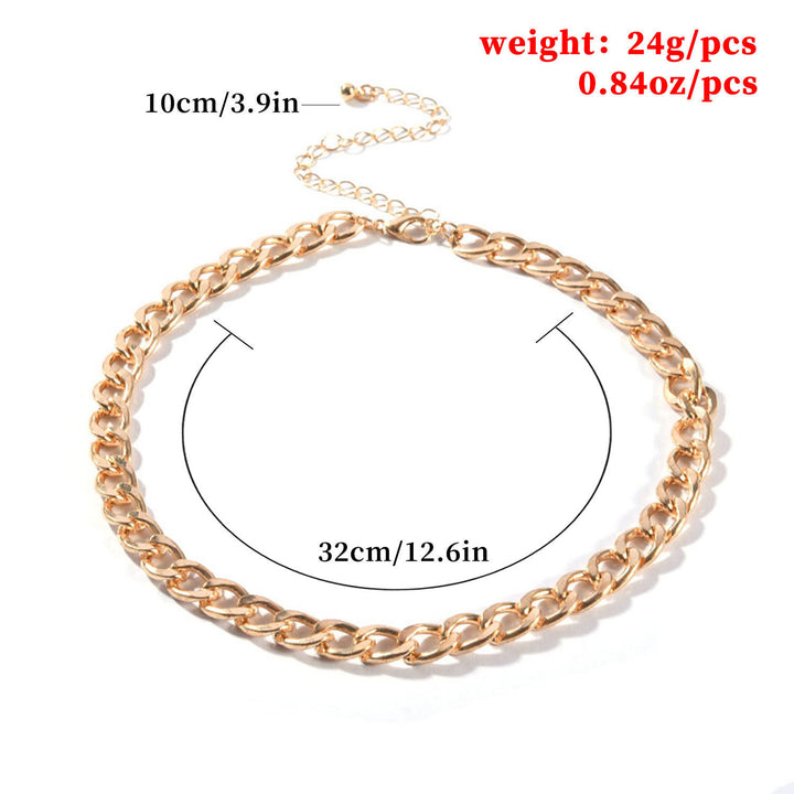 Statement Link Chain Necklace Bowlift