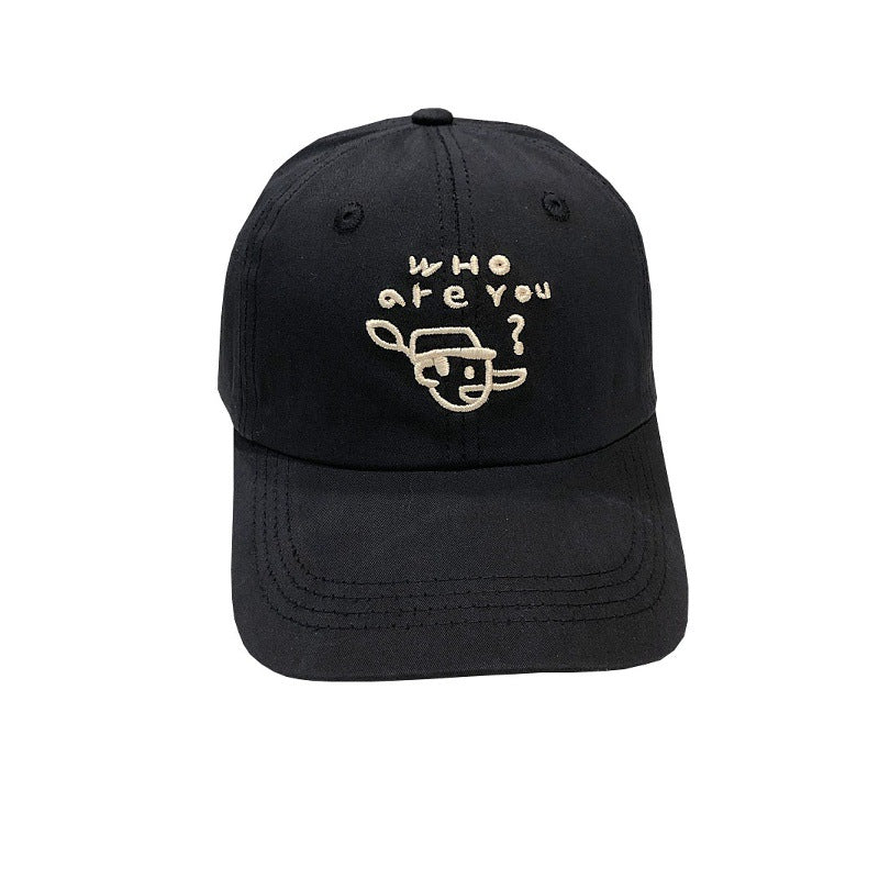 Men's Embroidered Character Casual Cap Bowlift