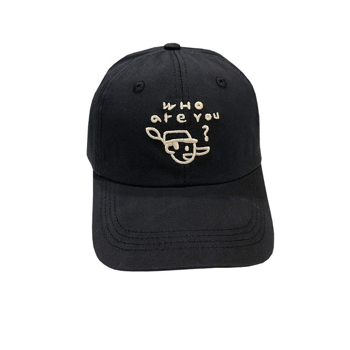 Men's Embroidered Character Casual Cap Bowlift