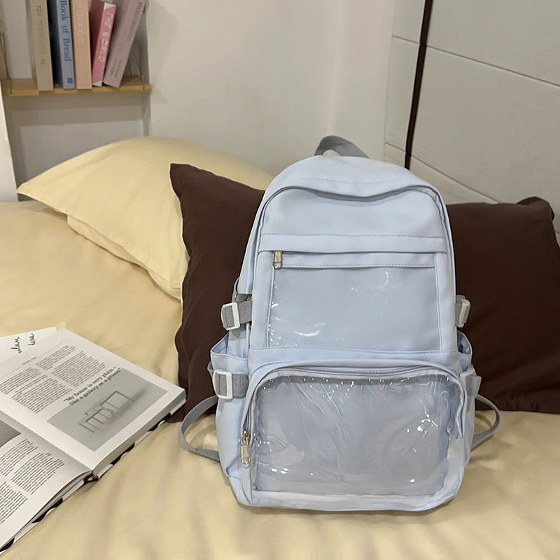Clear Front Multi-Pocket Backpack Bowlift
