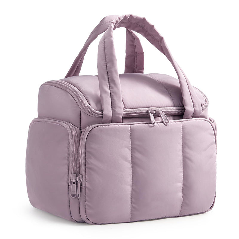 Elegant Padded Handbag with Multiple Compartments Bowlift
