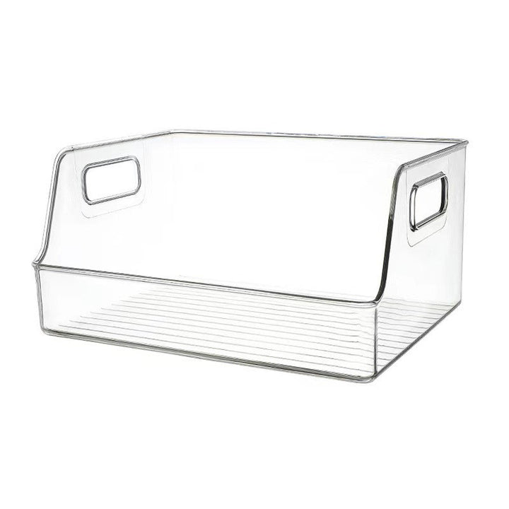 Storage box with handles and non-slip bottom
