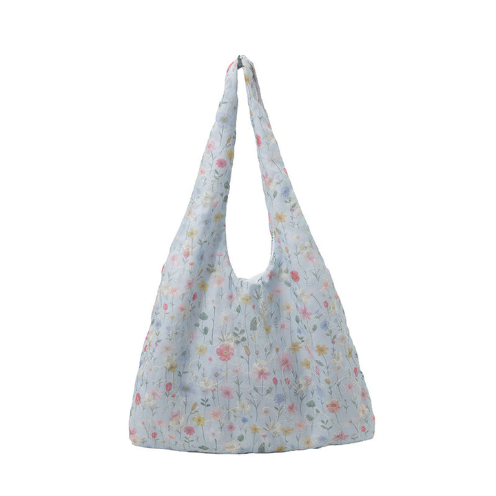 Eco-Friendly Tote Bag With Floral Design Bowlift