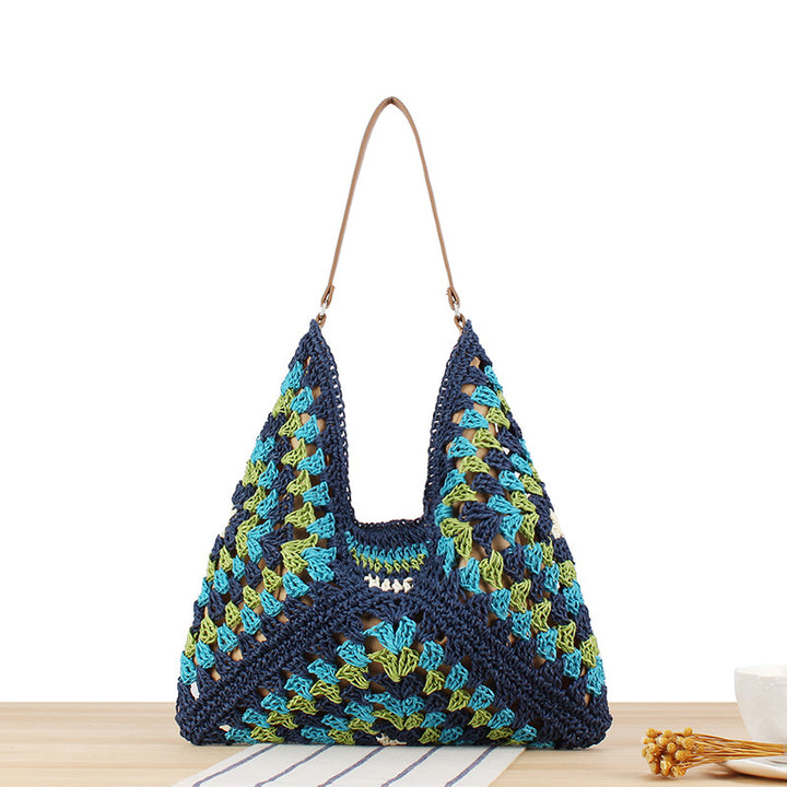Designer crossbody bag in modern net design Bowlift