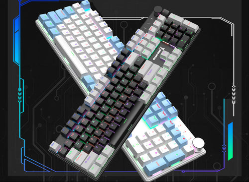 Two-Tone RGB Mechanical Gaming Keyboard Bowlift
