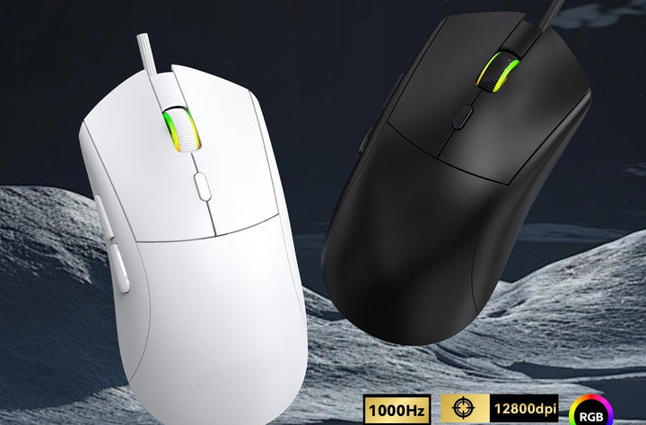 High-Performance RGB Wired Gaming Mouse Bowlift