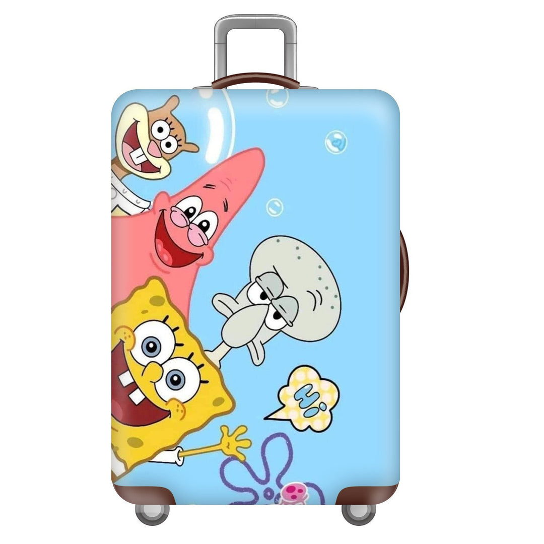 Unisex hard shell suitcase with colorful cartoon design Bowlift