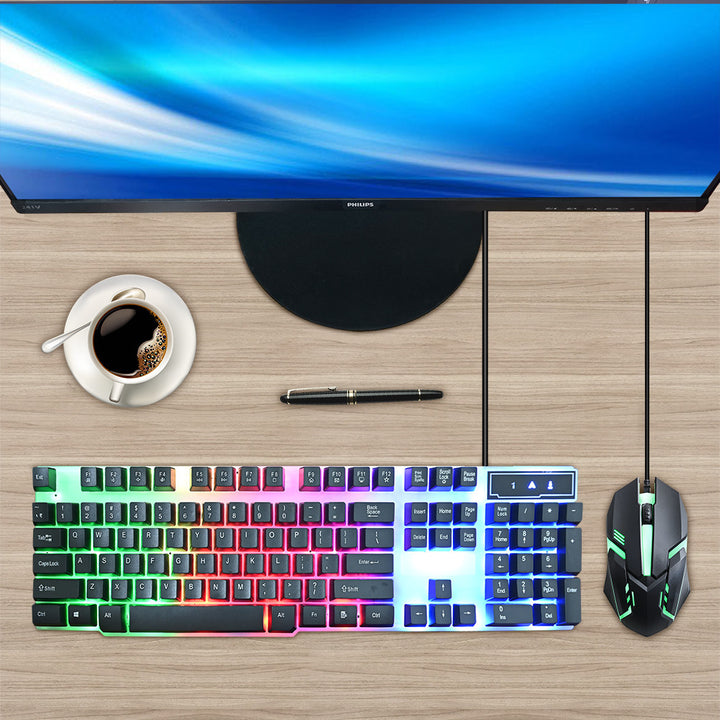 RGB Gaming Keyboard and Precision Mouse Set Bowlift