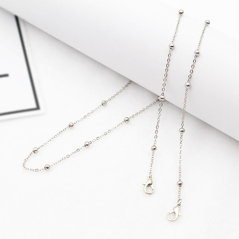 Elegant Pearl-Linked Eyewear Chain Bowlift