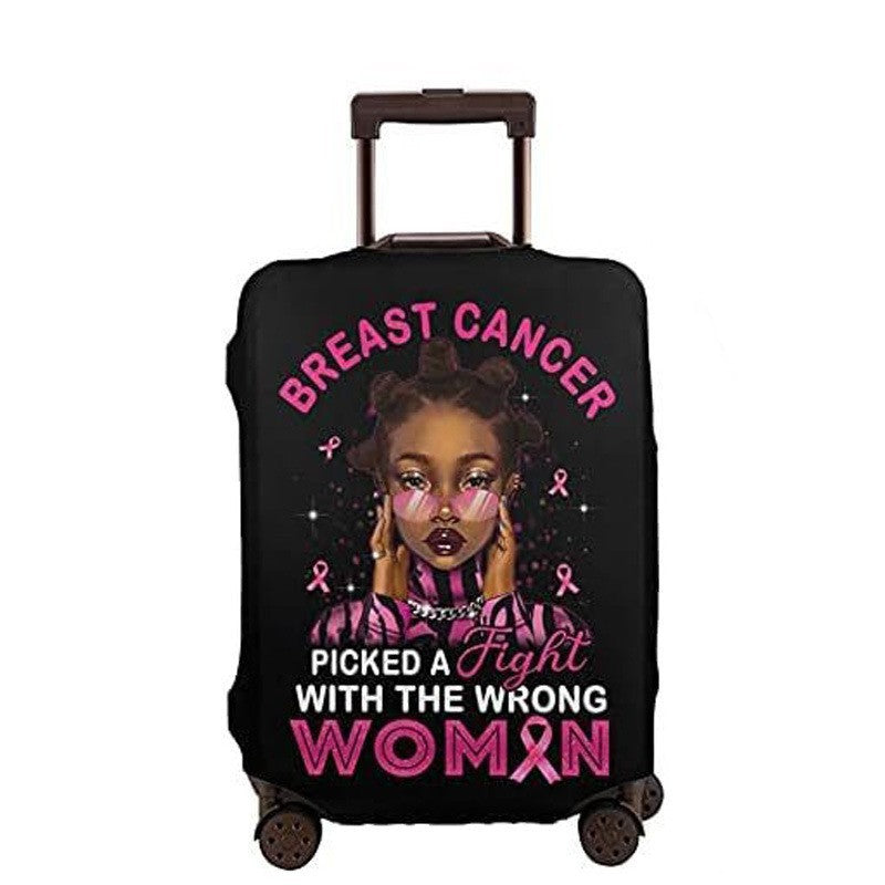 Women's hard-shell suitcase with unique skull and rose design Bowlift