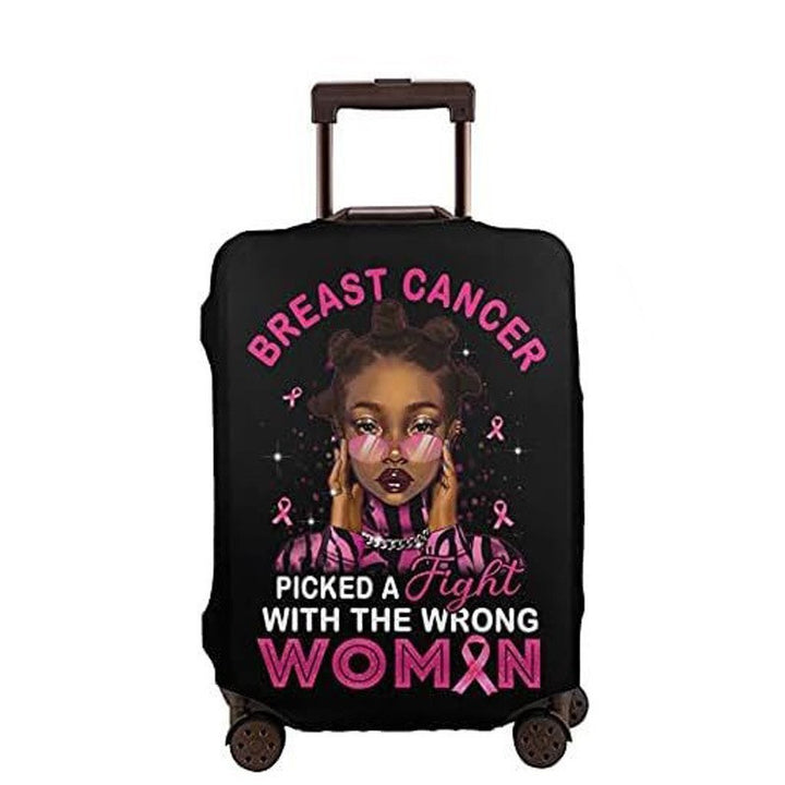 Women's hard-shell suitcase with unique skull and rose design Bowlift