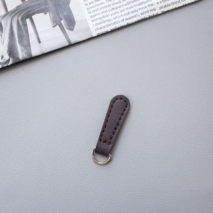 Stylish Leather Keychain Tab Bowlift