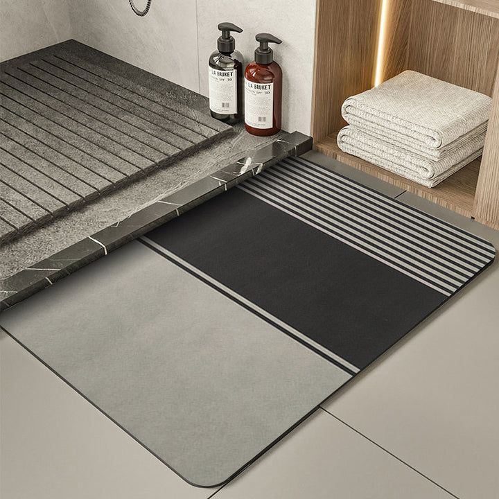 Modern Geometric Bath Mat Bowlift