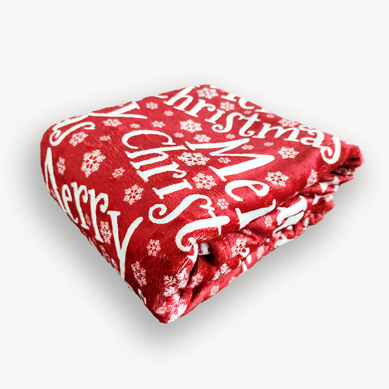 Women's Christmas blanket with festive tree and gift design Bowlift